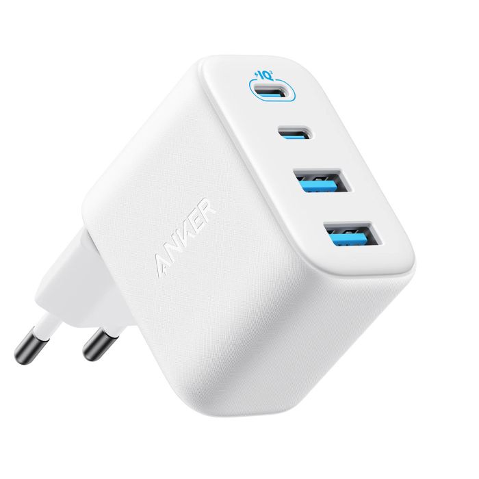 Anker Zolo 50W 4-portni polnilec, bel