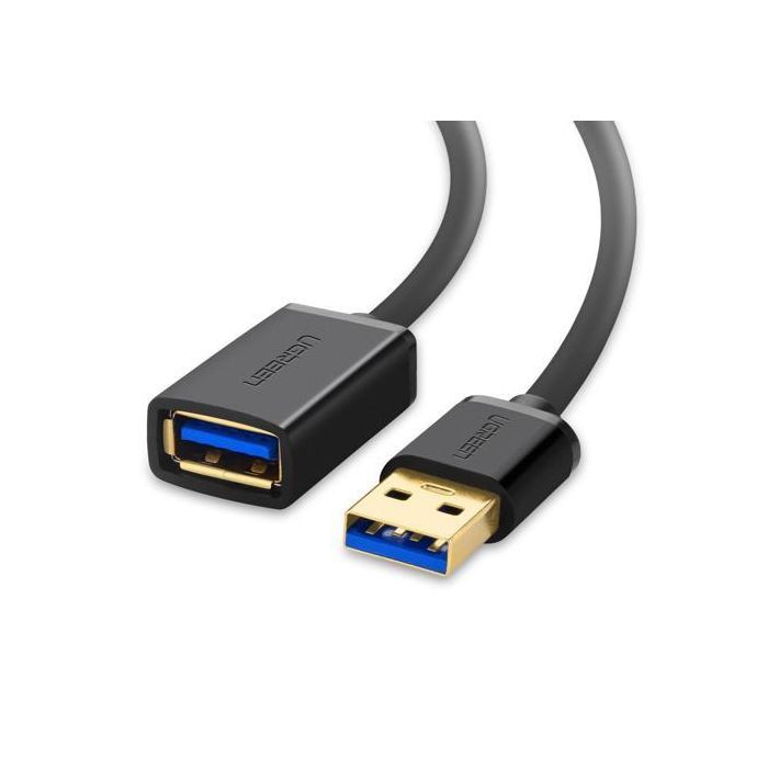 Ugreen USB 3.0 podaljšek (M na Ž) črn 3m - polybag