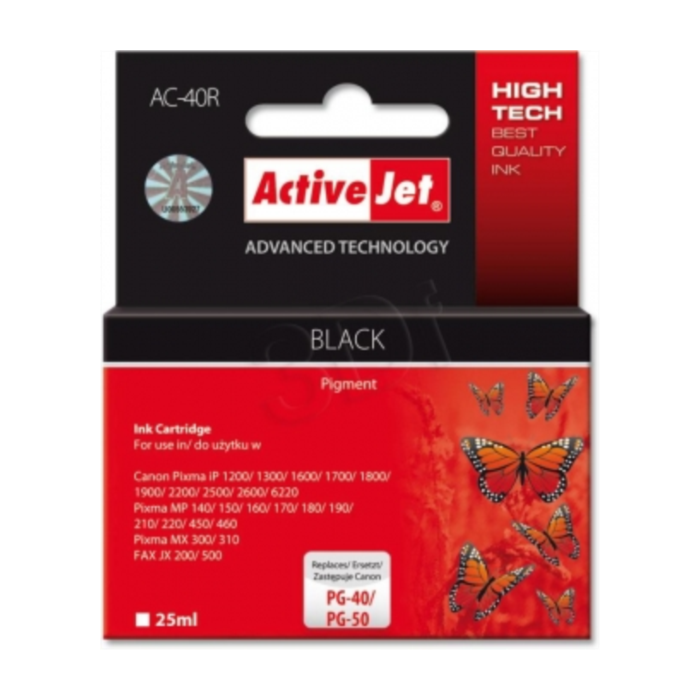 ActiveJet črno črnilo Canon PG-40/50