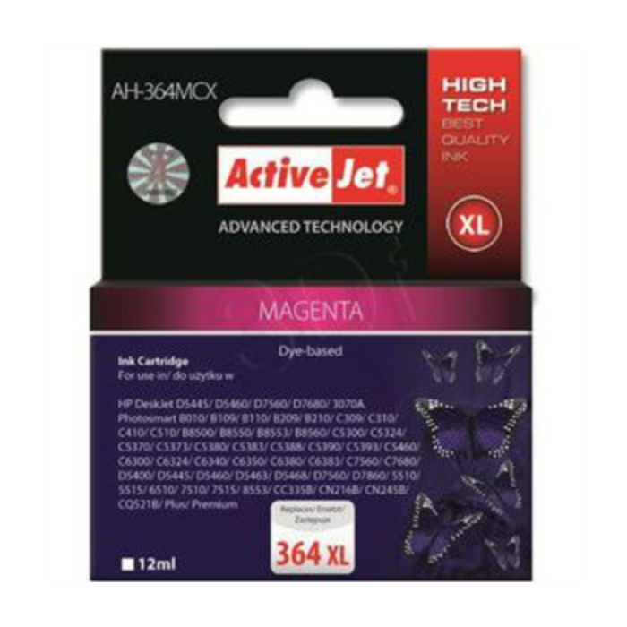 ActiveJet magenta črnilo HP CB324EE 364 XL