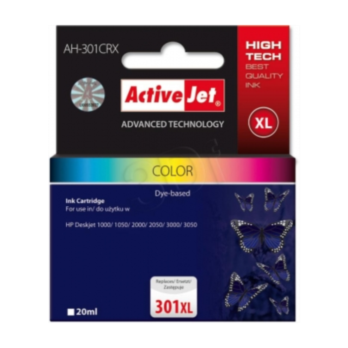 ActiveJet komplet barvnih  črnil HP CH564 301XL