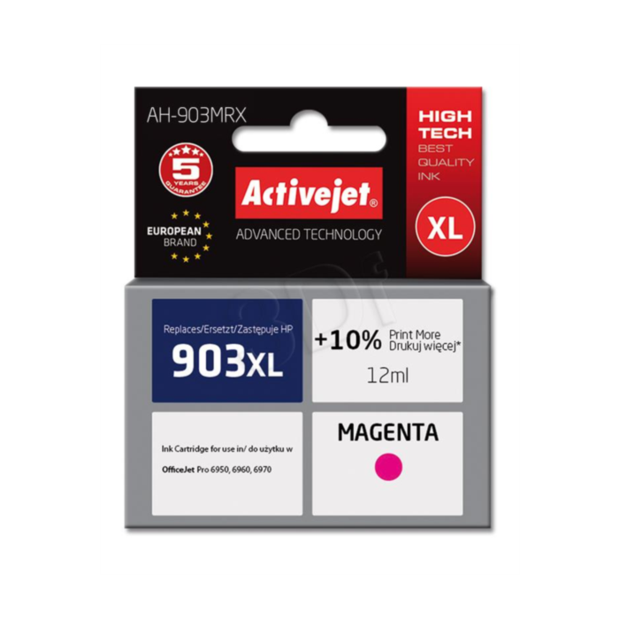 ActiveJet magenta črnilo HP 903 XL T6M07AE