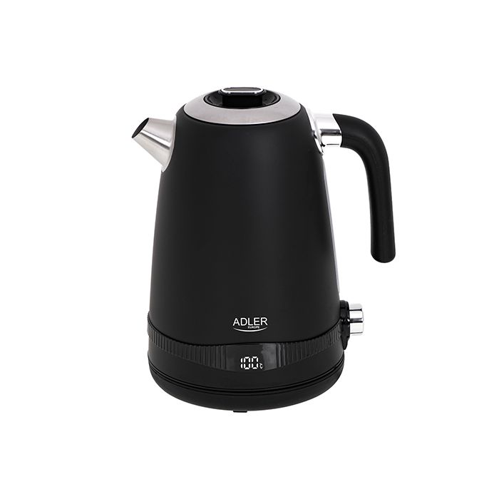 Adler grelnik vode 1,7L z LCD zaslonom/nastavitev temperature črn AD1295b