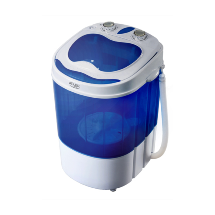 Adler mini pralni stroj s spin funkcijo primeren za kampiranje