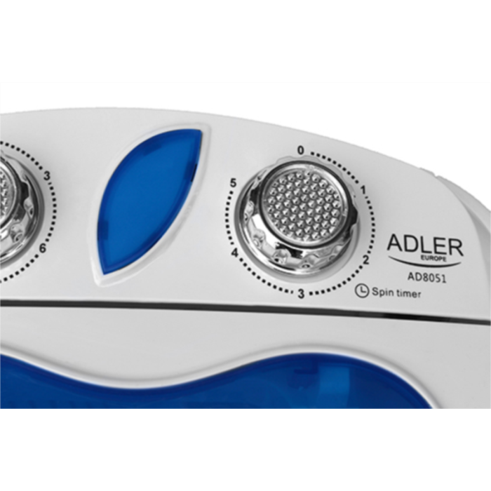 Adler mini pralni stroj s spin funkcijo primeren za kampiranje