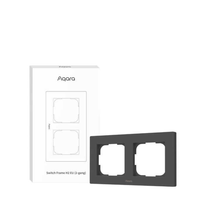 AQARA okvir za stikala H2, dvojni, sivi