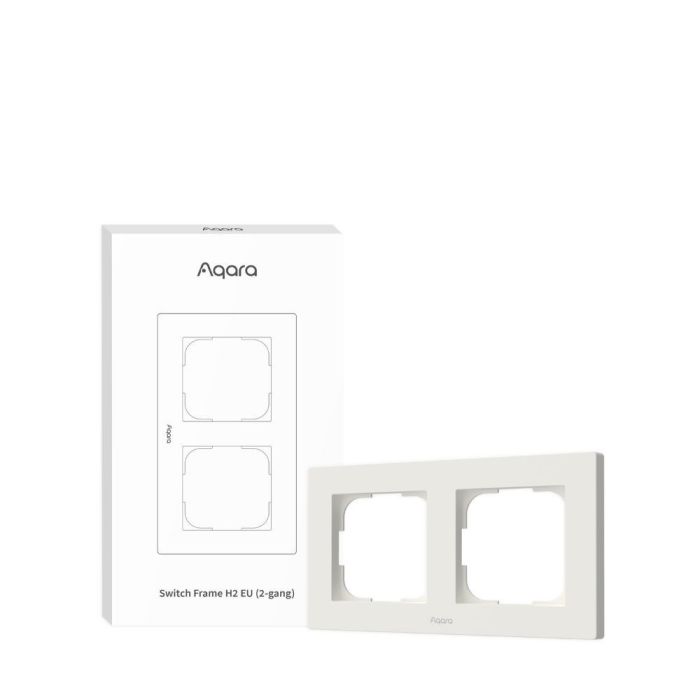 AQARA okvir za stikala H2, dvojni, beli