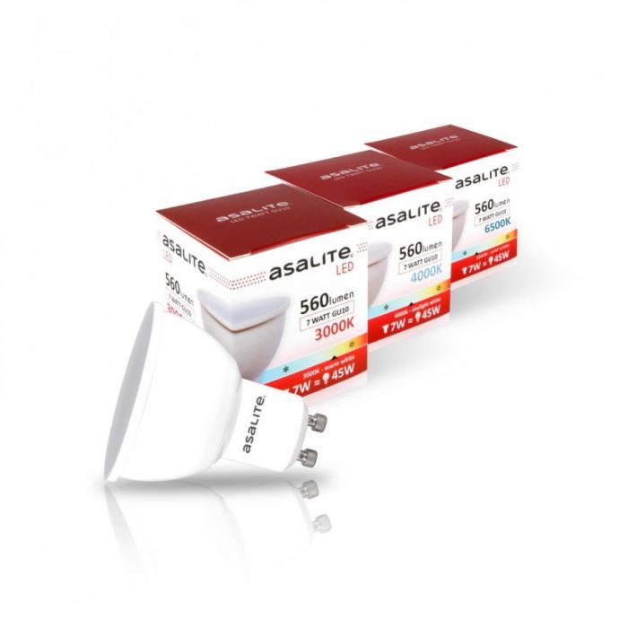 ASALITE LED sijalka GU10 5W 4000K 410lm