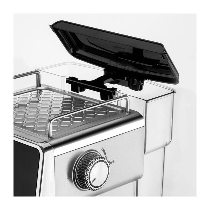 Ufesa UFESA Bergamo espresso aparat za mleti kavni prah, 20 barov pritiska, z manometrom, Thermoblock ogrevanjem in penilcem mleka