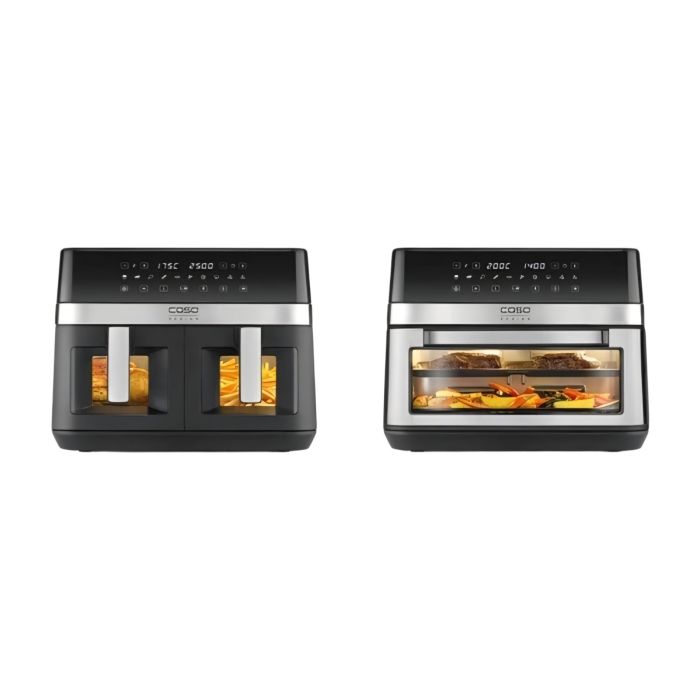 CASO AirFry Duo Chef cvrtnik na vroči zrak v kombinaciji s pečico 2 v 1 2200W