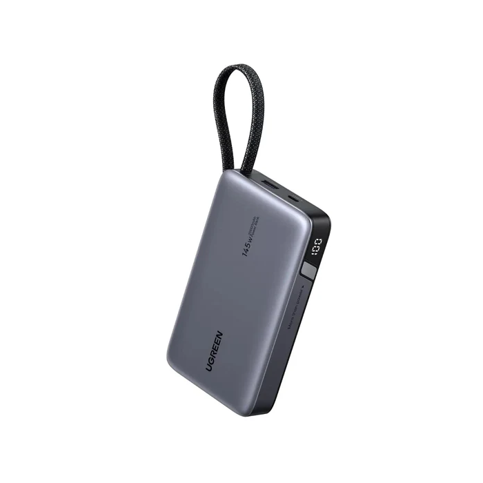 Ugreen 145W 20000mAh prenosna baterija z vgrajenim kablom