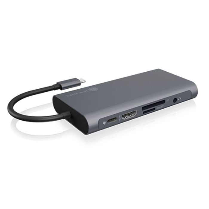 IcyBox IB-DK4040-CPD priklopna postaja s Power Delivery 100W