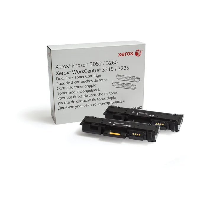 XEROX 106R02782 Dual Pack Black Toner Cartridge za Phaser/WC za 6.000 strani črni toner