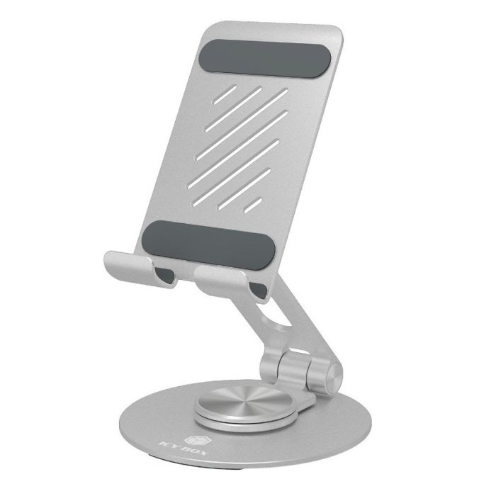 IcyBox IB-TH201-R vrtljiv nosilec za tablice in mobilne telefone do 12,9