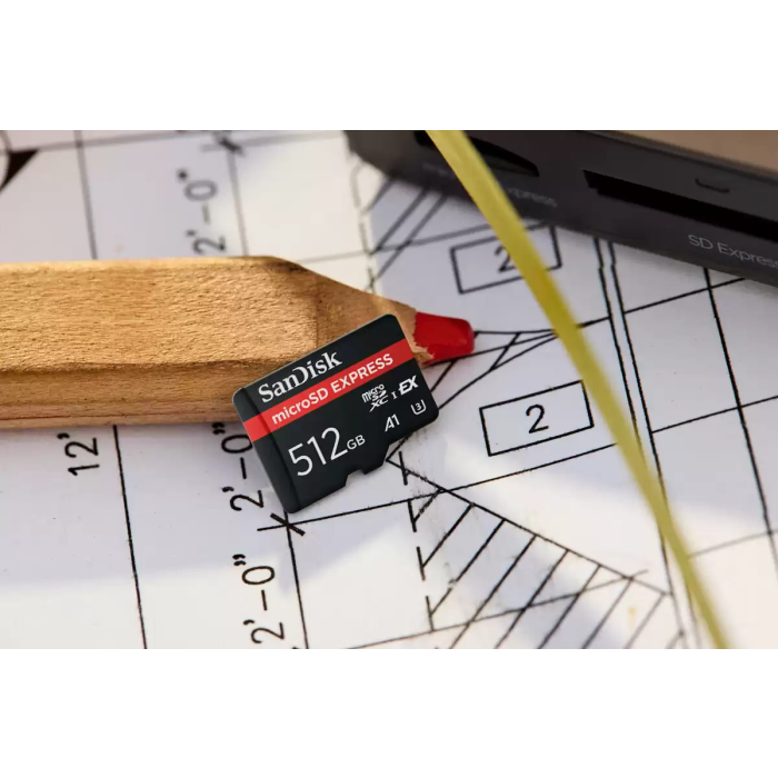 SanDisk 512GB Express NVMe UHS-I microSDXC spominska kartica