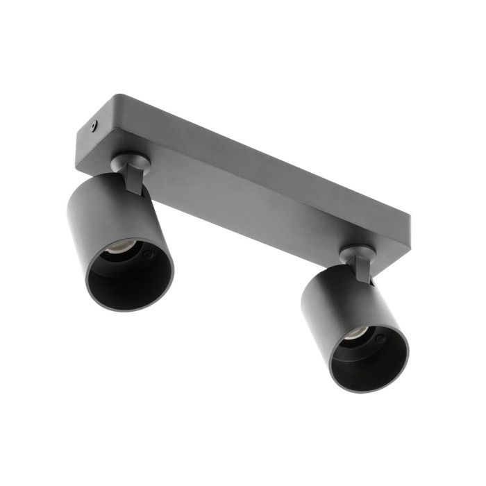 GTV reflektorska svetilka SANTO 2x GU10 220V, črna