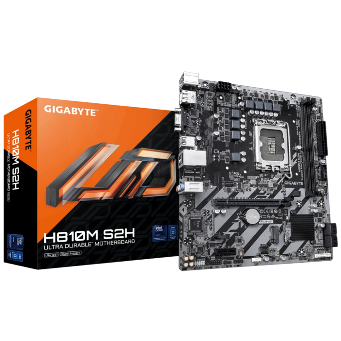 GIGABYTE H810M S2H, DDR5, SATA3, DP, USB3.2Gen1, LGA1851 mATX