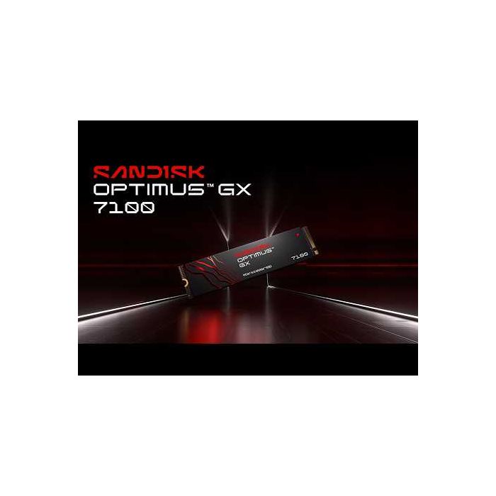 SANDISK 500GB Optimus GX 7100 M.2 2280-S3-M PCIe 4.0 NVMe 2.0 SSD disk