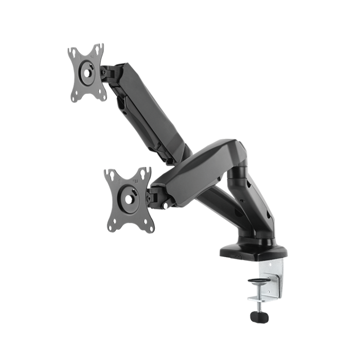 IcyBox IB-MS304-T dvojni namizni nosilec za monitorja do 27