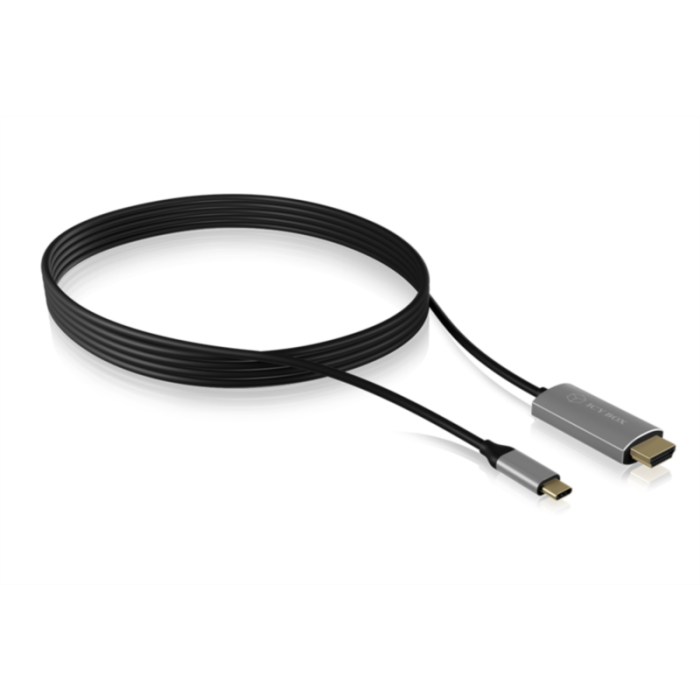 IcyBox IB-CB020-C kabel iz USB-C na HDMI s podporo za 4k@60Hz