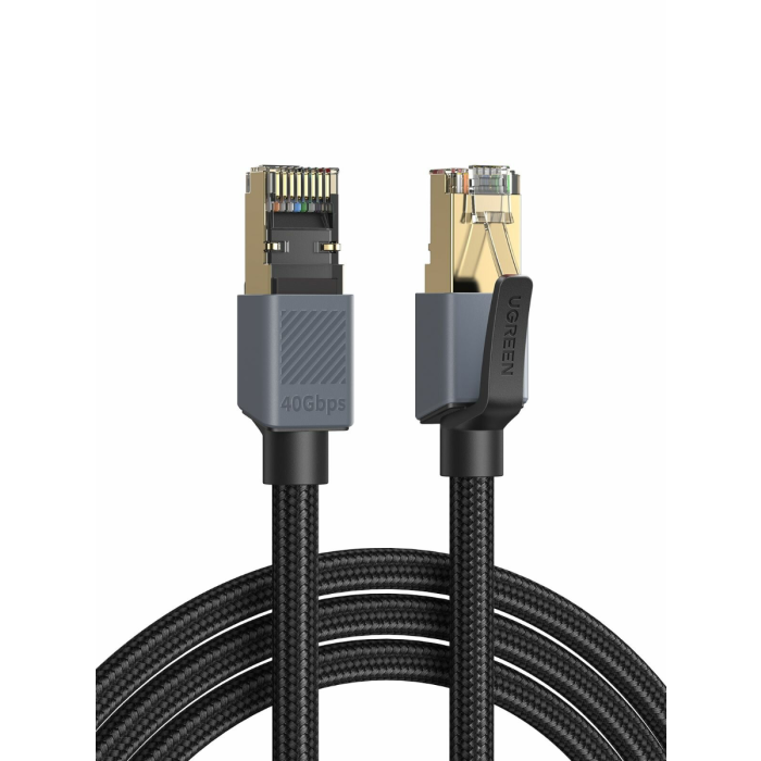 Ugreen UTP Cat8 pleten okrogel mrežni kabel, 2M