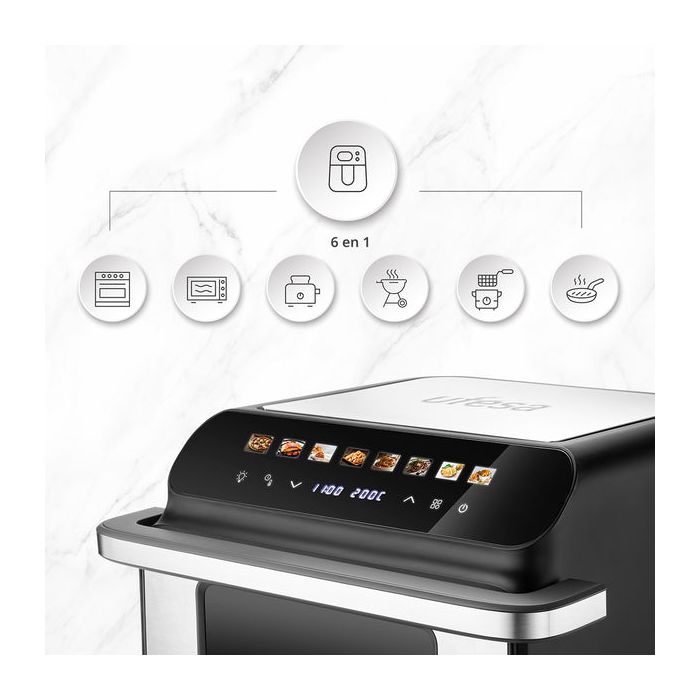 UFESA Jacana digitalna cvrtnik na vroč zrak, 10 litrov, 2000 W, Air Pulse Ultra 360 °C