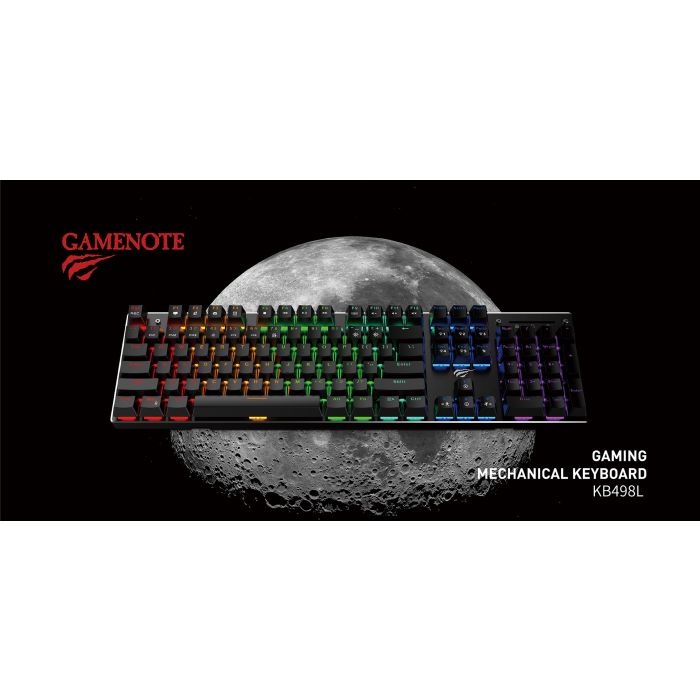 HAVIT Gamenote USB mehanska tipkovnica HV-KB498L  - SLO znaki