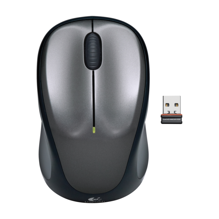 Logitech M235 Wireless mini miška, siva