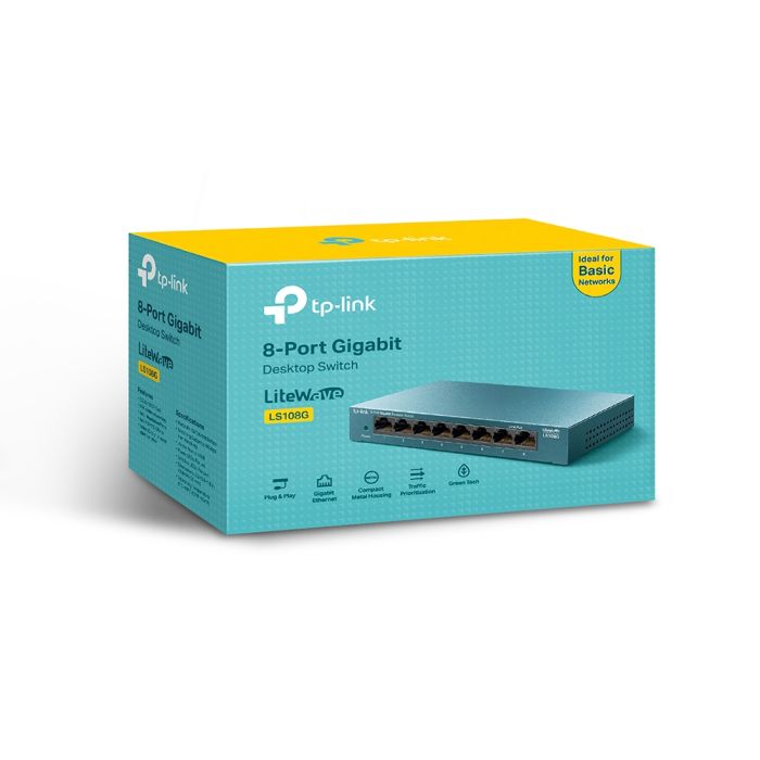 TP-LINK LS108G 8 port Gigabit mrežno stikalo / switch