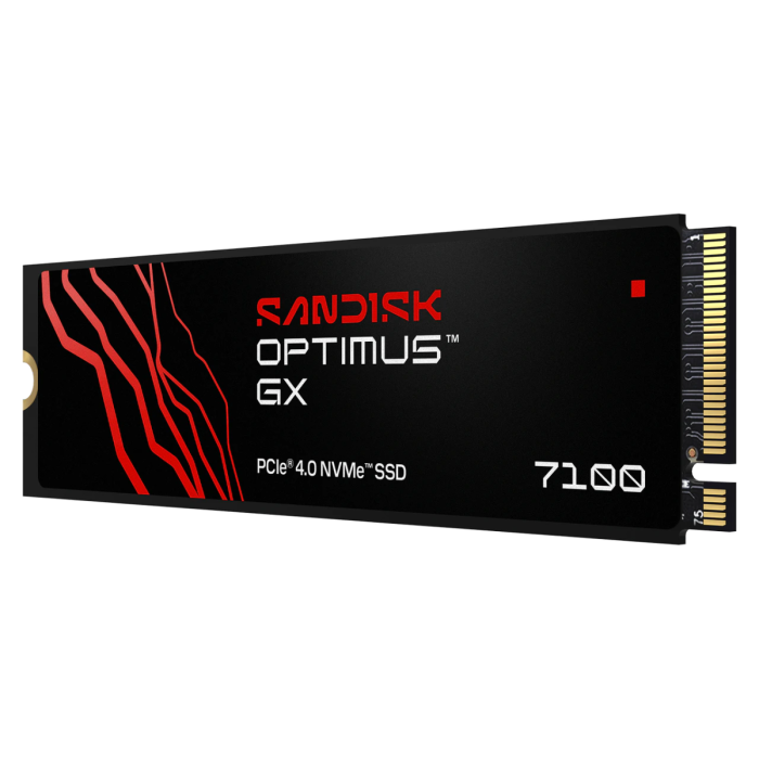 SANDISK 500GB Optimus GX 7100 M.2 2280-S3-M PCIe 4.0 NVMe 2.0 SSD disk
