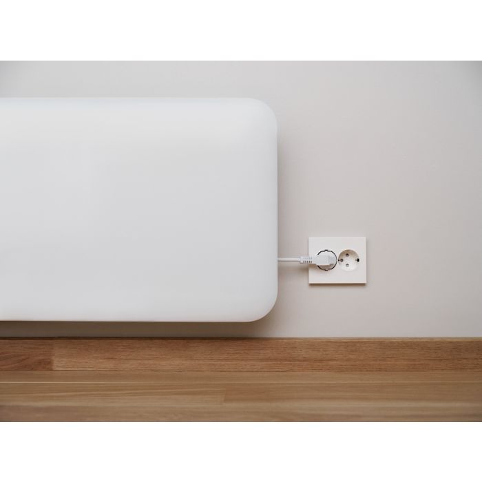 MILL panelni konvekcijski radiator Wi-Fi 1000W bel jeklo PA1000WIFI4