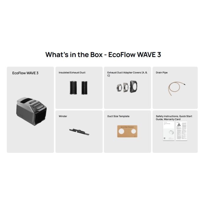EcoFlow WAVE 3 prenosna klimatska naprava