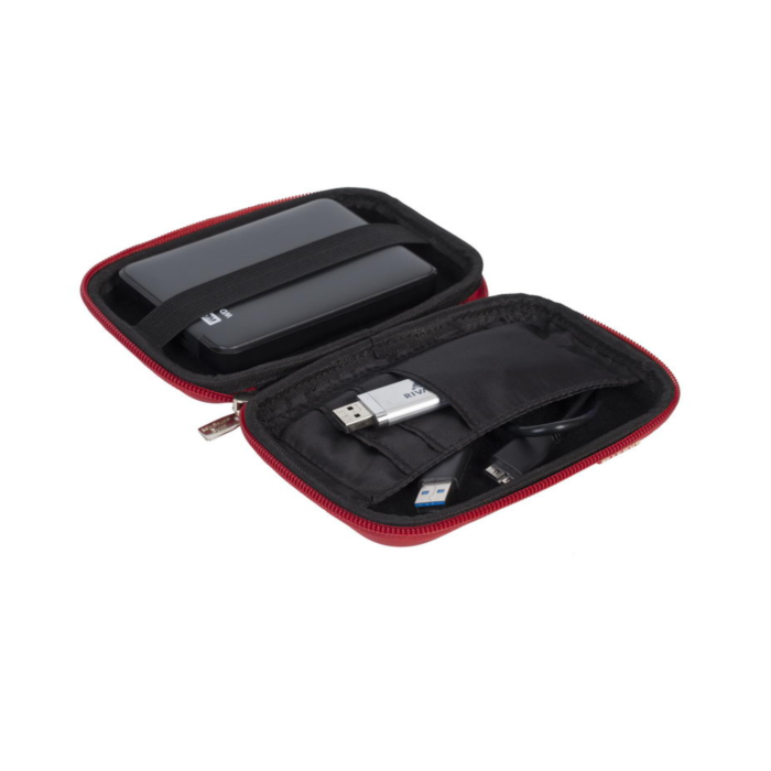 RivaCase rdeči etui za disk HDD 9101