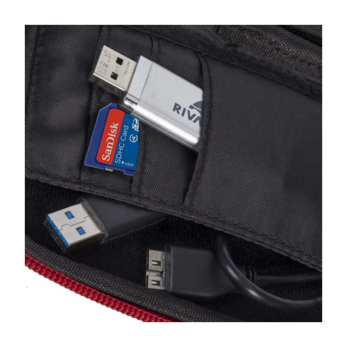 RivaCase rdeči etui za disk HDD 9101