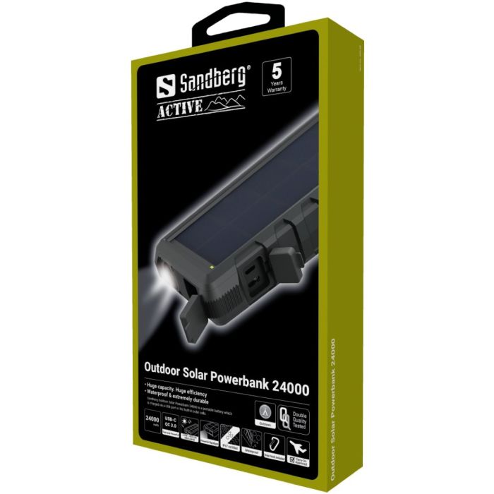 Sandberg Outdoor Solar Powerbank 24000 mAh prenosna baterija