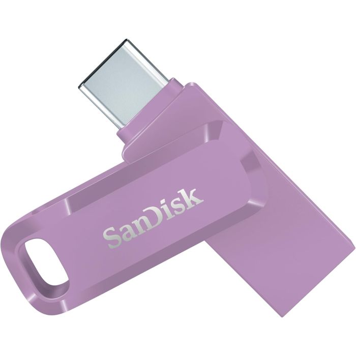 SanDisk 128GB Ultra Dual Drive Go USB-C/A 3.2 USB ključ (vijoličen)