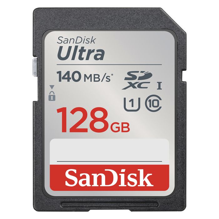 SANDISK Ultra 128GB SDXC spominska kartica 140MB/s