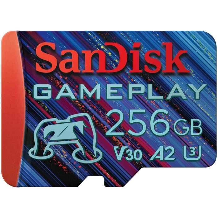 SanDisk 256GB GamePlay microSD spominska kartica za mobilni in konzolni gaming