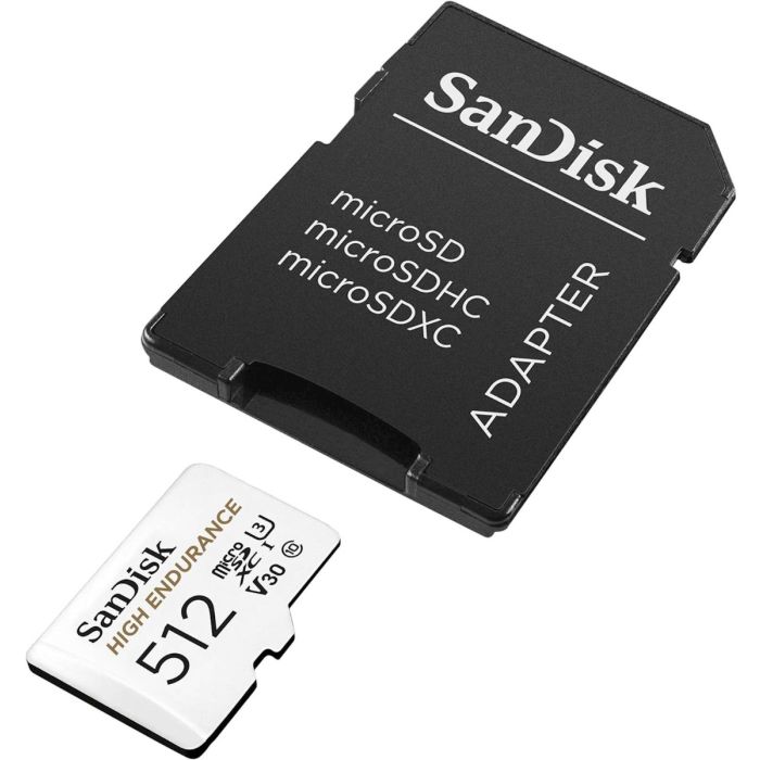 SanDisk 512GB High Endurance microSD Class 10 U3 V30 spominska kartica z adapterjem