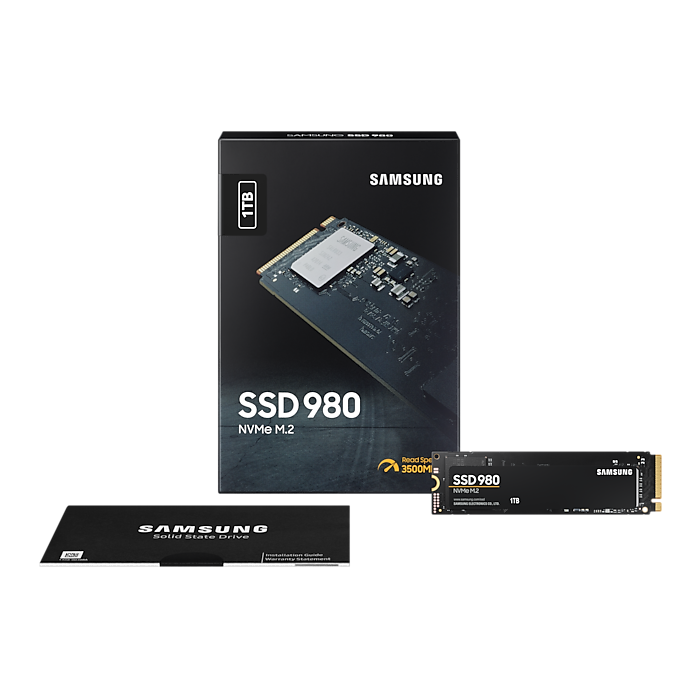 Samsung 1TB 980 SSD NVMe M.2 disk