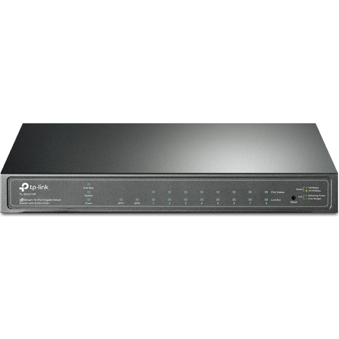 TP-LINK Omada SG2210P Omada 8 PoE+ port, 2 Gigabit SFP slot pametno stikalo / switch