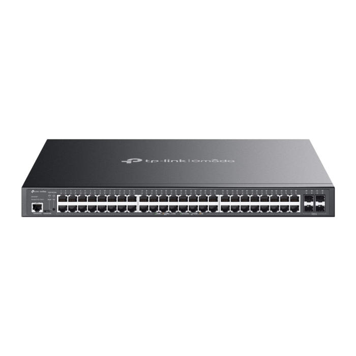 TP-LINK Omada 52-Port Gigabit L2+ Managed Switch stikalo 48-Port PoE+