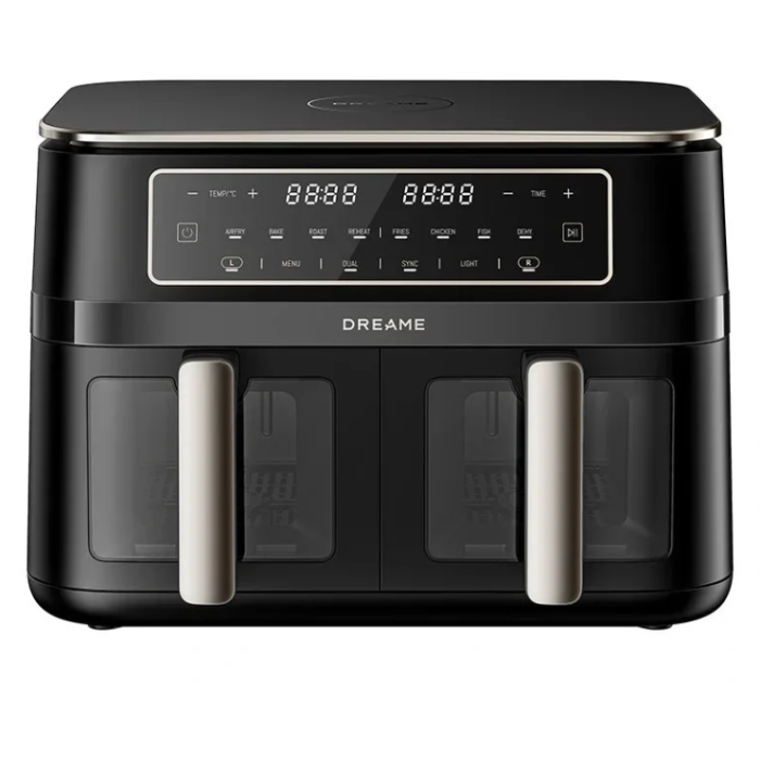 Dreame DZ30 Air Fryer cvrtnik dvojni, črn