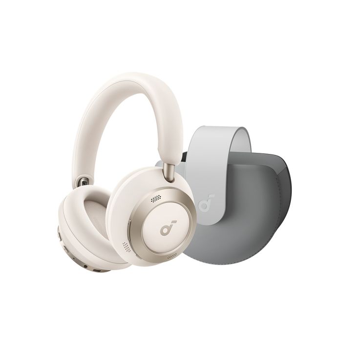 Anker Soundcore Space One Pro naglavne brezžične slušalke, bele + darilo potovalna torbica