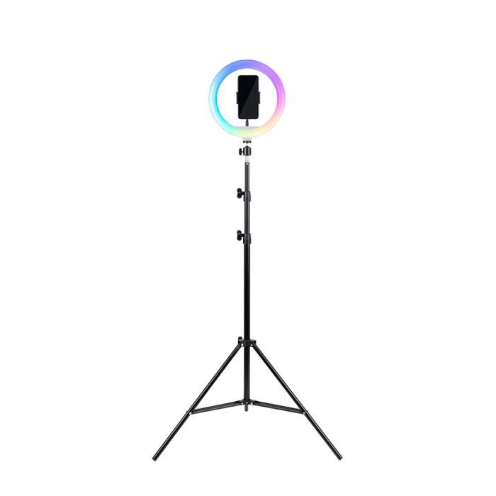 HAVIT RGB LED svetlobni obroč s tripod stojalom