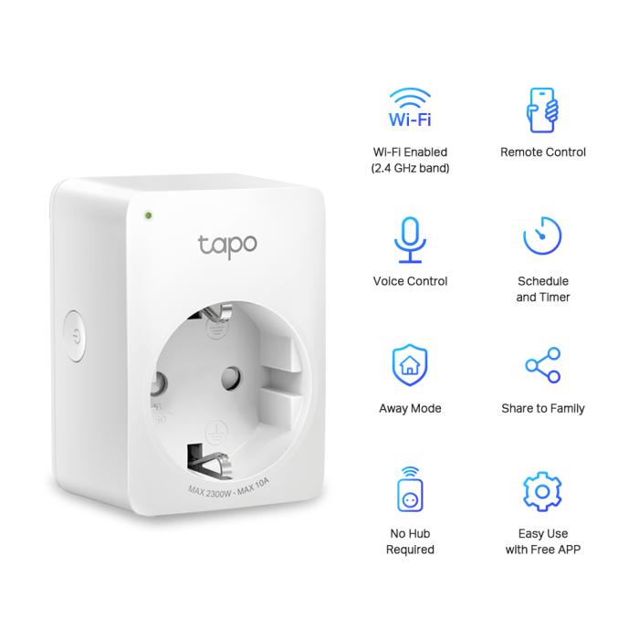 TP-LINK Tapo P100 Mini Smart Wi-Fi vtičnica