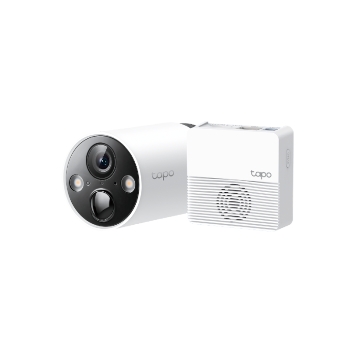 TP-LINK Tapo C420S1 2K QHD zunanja Wi-Fi varnostna kamera - set kamera + Smart Hub