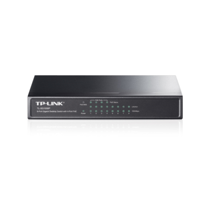 TP-LINK TL-SG1008P 8-port Gigabit Desktop Switch s 4-PoE porti