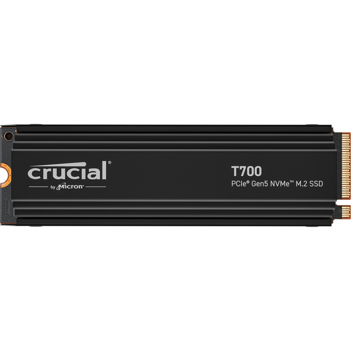 Crucial T700 4TB PCIe Gen5 NVMe M.2 SSD s hlajenjem