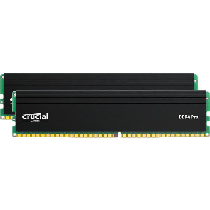 Crucial Pro 64GB Kit (2x32GB) DDR4-3200 DIMM PC4-25600 CL22, 1.2V
